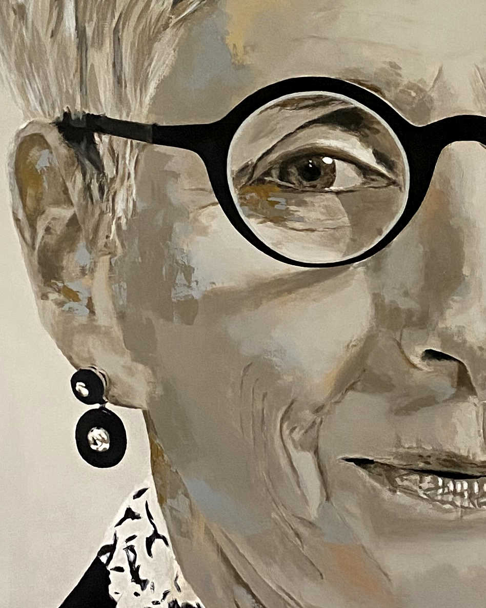 Modern Muse Painting Her Excellency Honourable Linda Dessau AC CVO 29th Governor Victoria