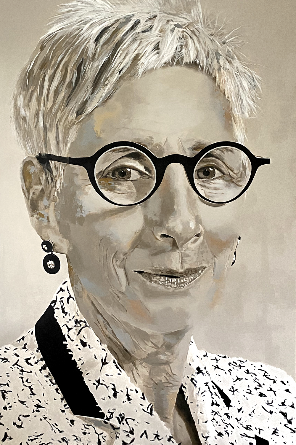 Fine Art Portrait Painting Her Excellency Honourable Linda Dessau AC CVO 29th Governor Victoria